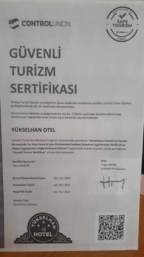 Adana Yukselhan Hotel Eksteriør bilde